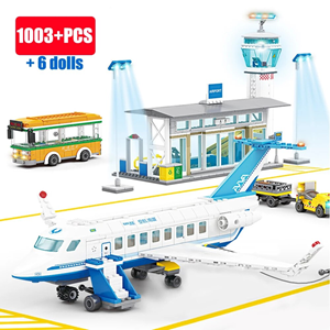 لگو سیتی فرودگاه شهر 1003 قطعه City Airport-اسباب بازی